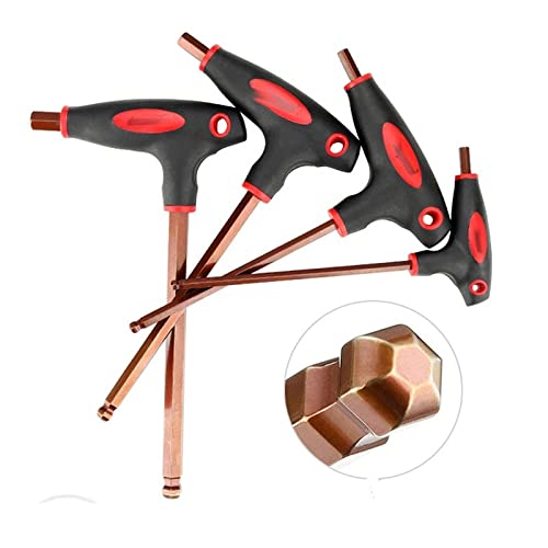 Lengthened T-Handle Hex Allen Wrench Set