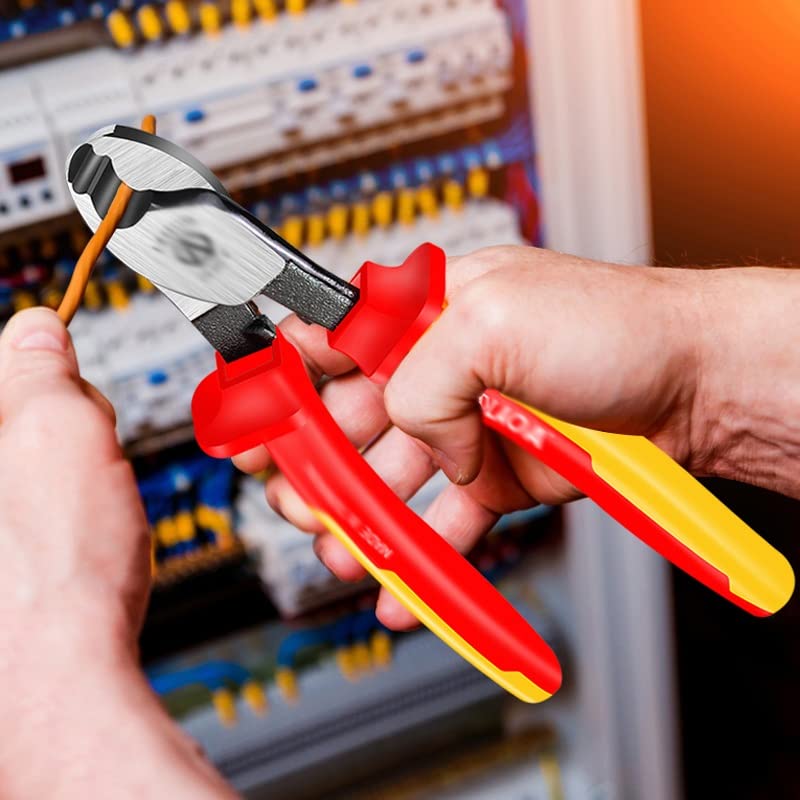 Insulated Cable Cutter & Wire Stripper Scissors