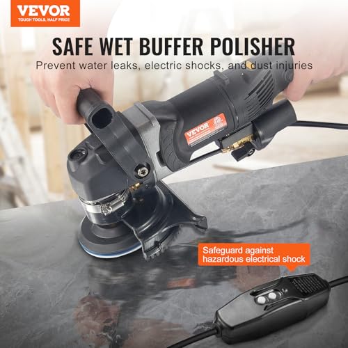 800W Variable Speed Wet Polisher Kit for Stone & Tile