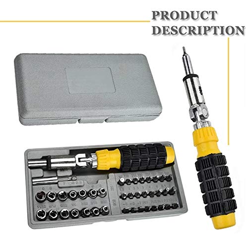 41-in-1 Precision Socket & Screwdriver Bit Set