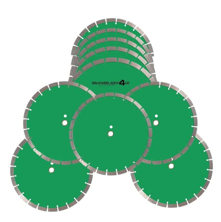 10-Pack 14-Inch Diamond Saw Blades for Concrete, Brick & Stone Cutting