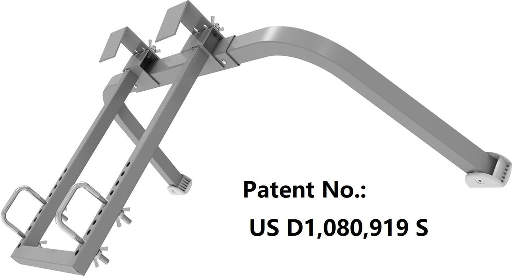 Heavy Duty Ladder Stabilizer with Anti-Slip Rubber Feet for Gutter Cleaning and Wall Protection