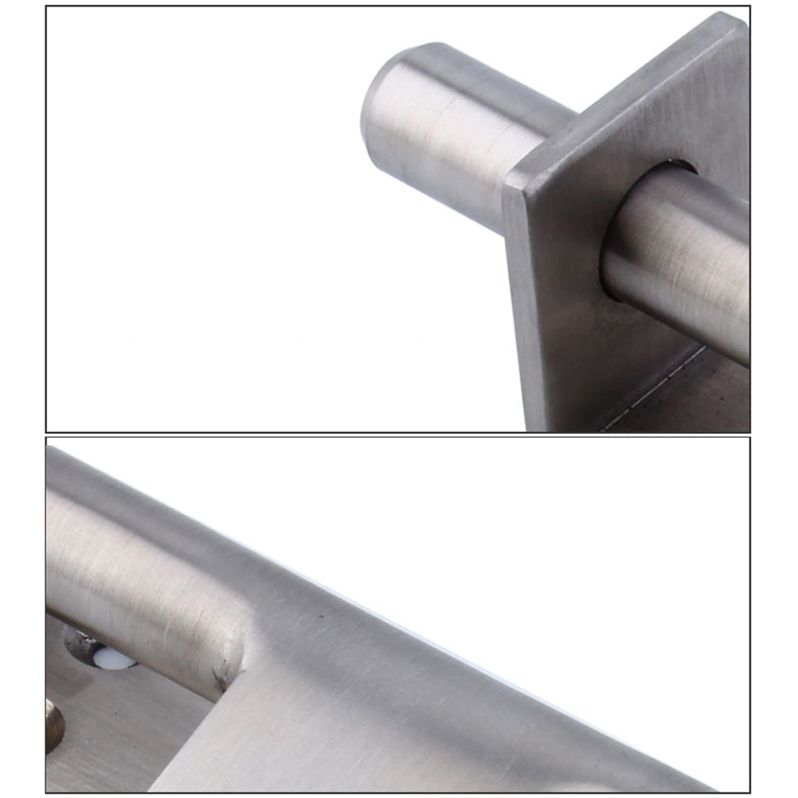 Stainless Steel Sliding Bolt Door Latch for Left & Right Doors and Windows