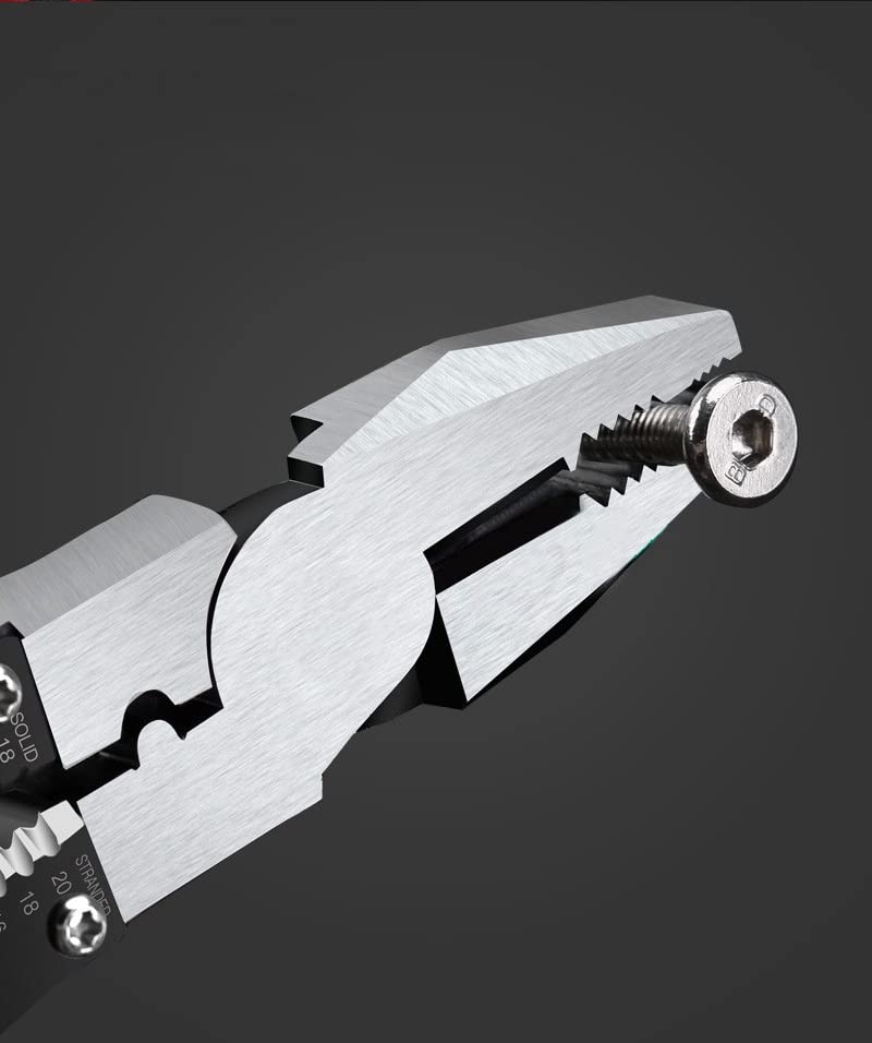 Multifunction Wire Stripper, Crimper & Pliers Set
