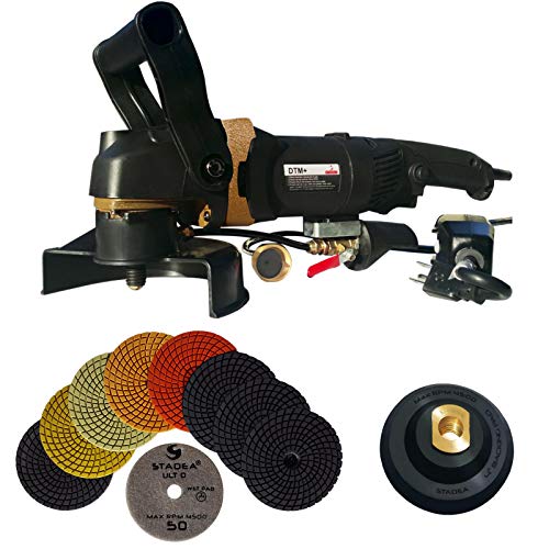 Variable Speed Wet Stone Polisher Kit for Granite & Marble
