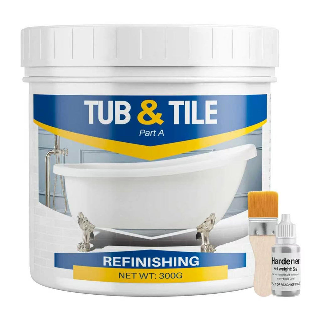 NZDWZDN Tub Paint,High-Gloss White Touch Up Paint for Tile, Bathtub
