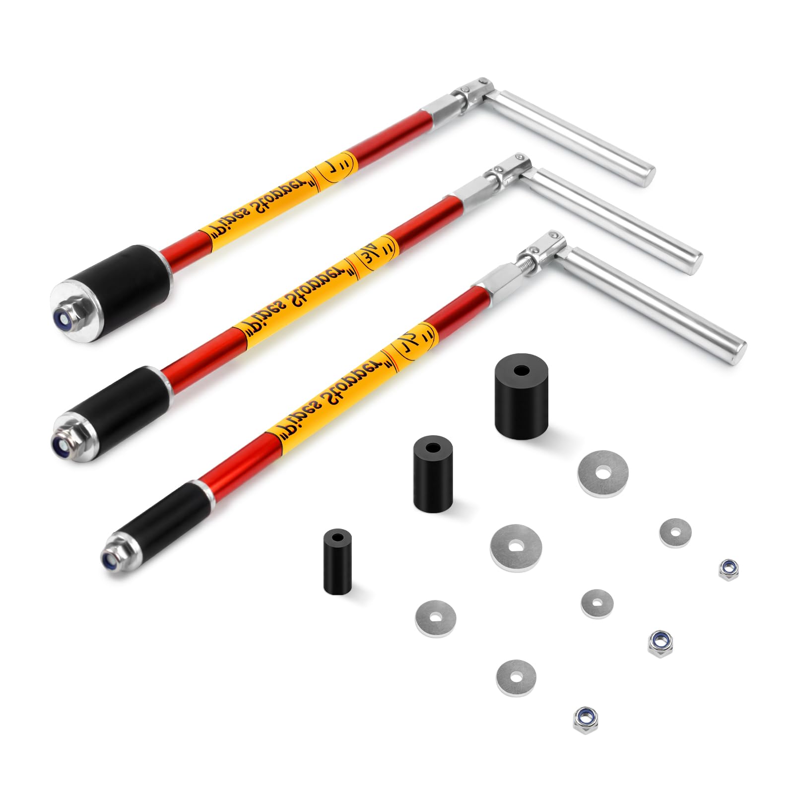 Plumbing Pipe Water Stopper Tool Kit for 1/2, 3/4 & 1 Inch Pipes with Replacement Gaskets & Nuts