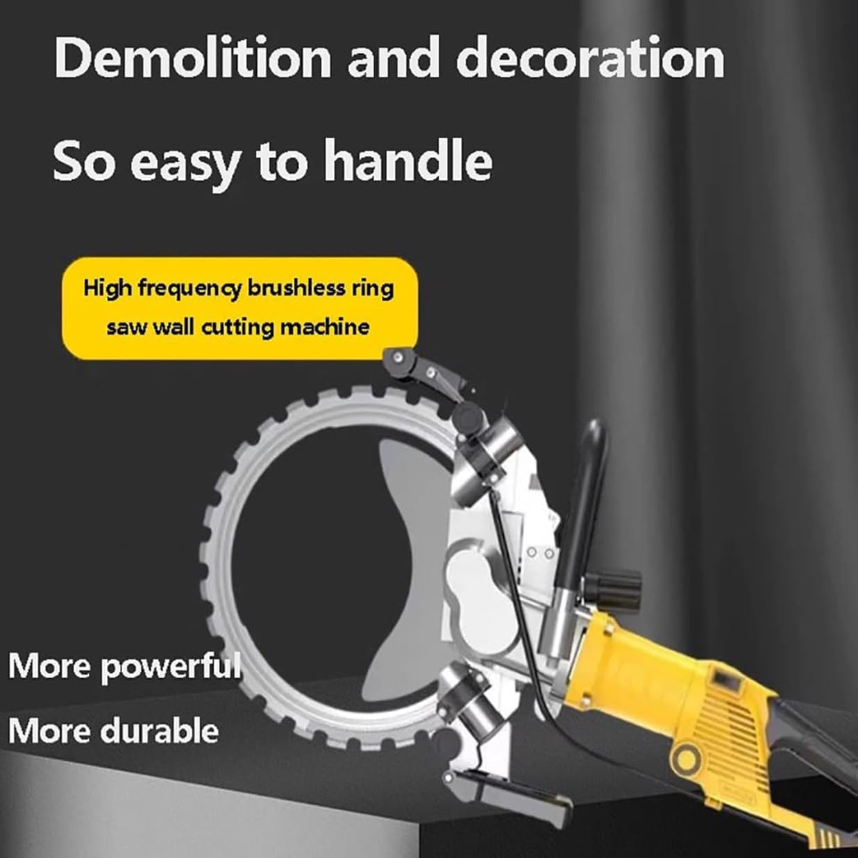 5000W Electric Wall Cutting Machine with Ring Saw