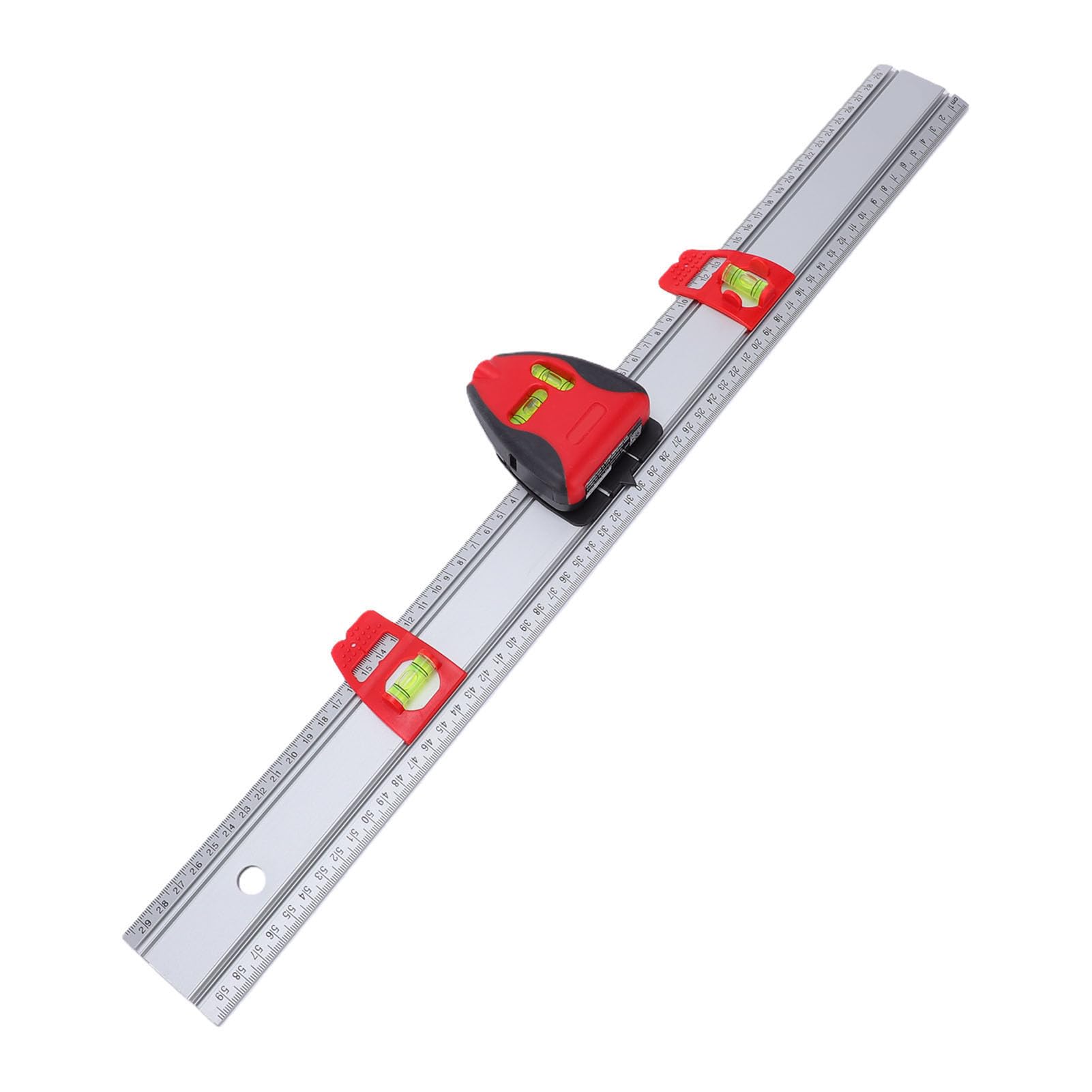 Aluminum Level Ruler with Bubble Level 60cm