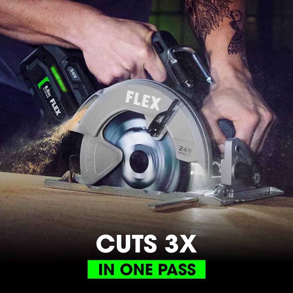 24V Brushless Cordless 6-Tool Combo Kit with Batteries & Charger
