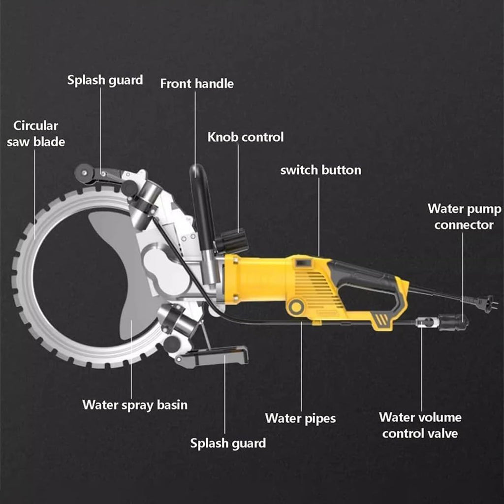 5000W Electric Wall Cutting Machine with Ring Saw