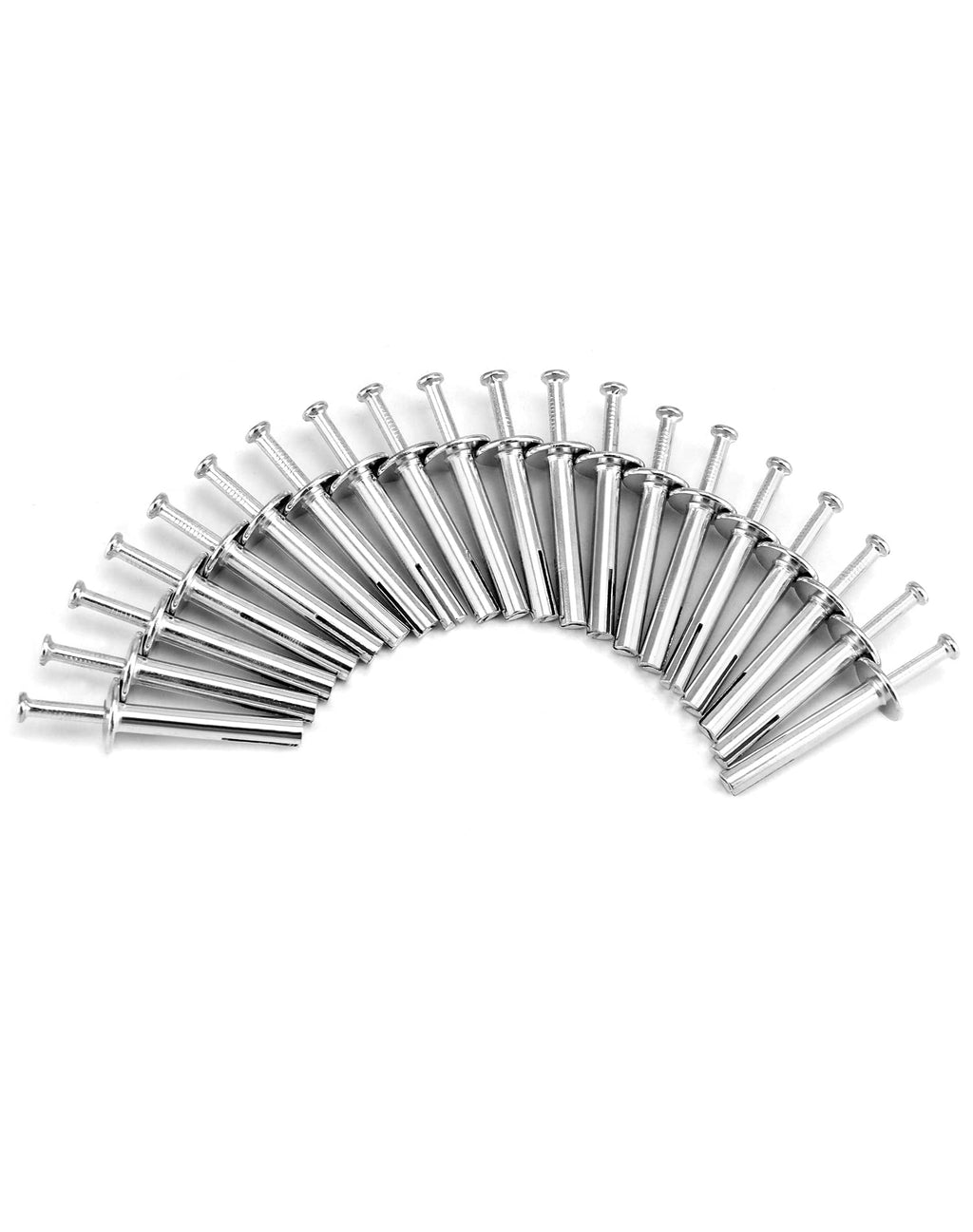 QWORK Hammer Drive Nails in Anchor, 1/4" x 1-1/2", (200 per Box), WD30221