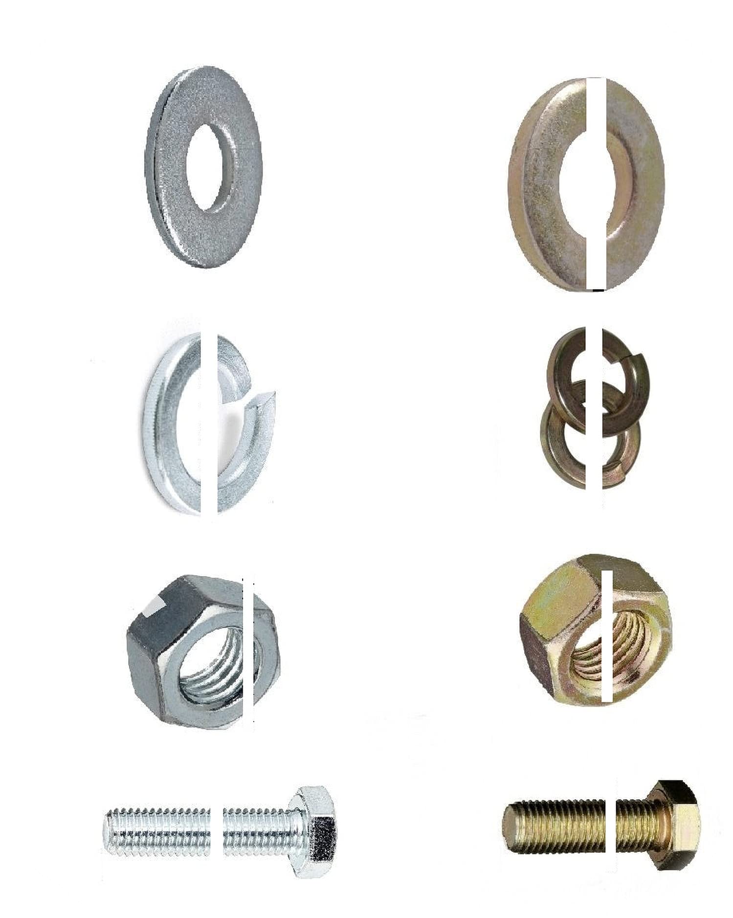 1560-Piece Grade 8 Metric & SAE Bolt, Nut & Washer Assortment Kit