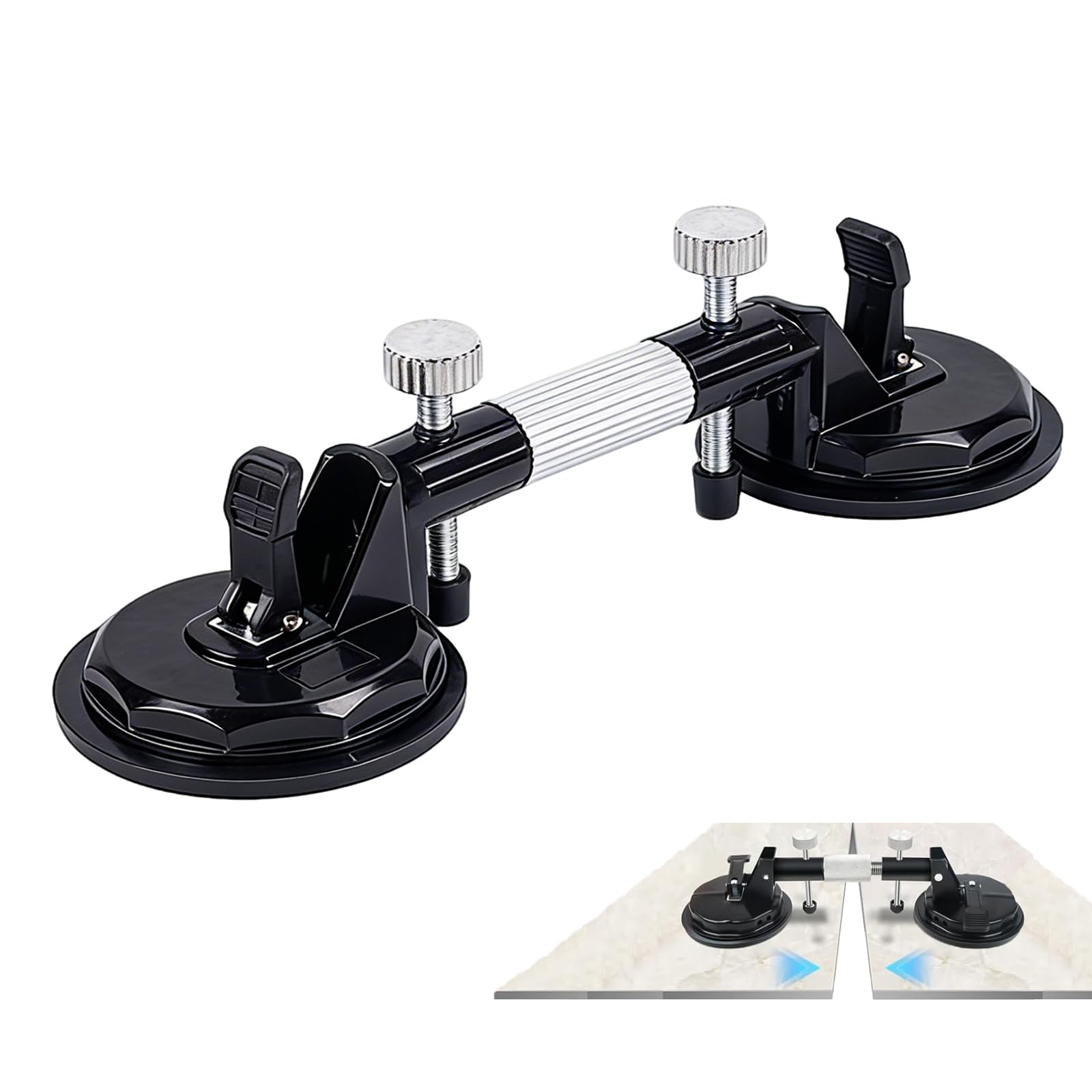 Adjustable Granite Seam Setter with Vacuum Suction Cups