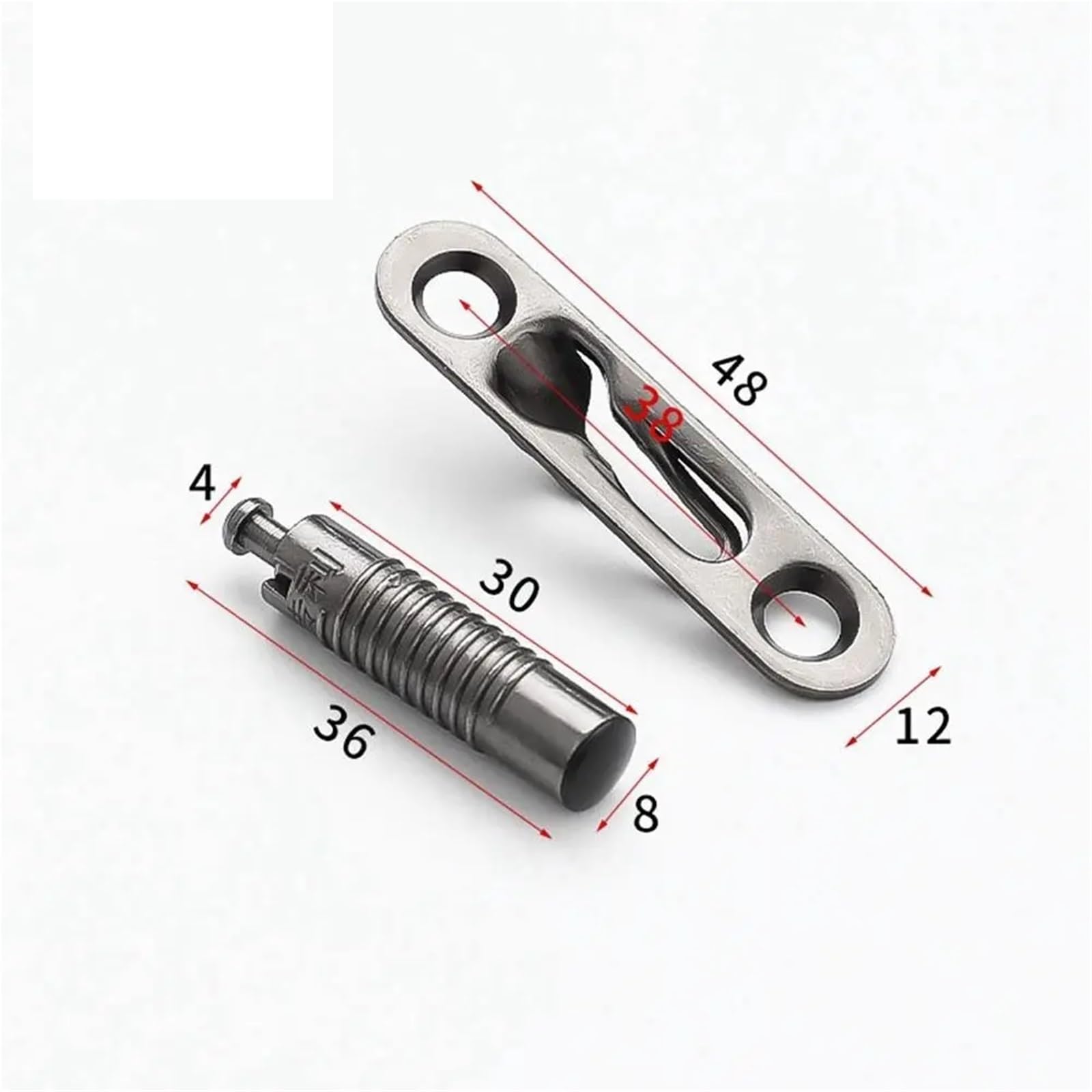 100-Set Invisible Connector Screw Fasteners with Telescopic Lock Buckles for Furniture Panels
