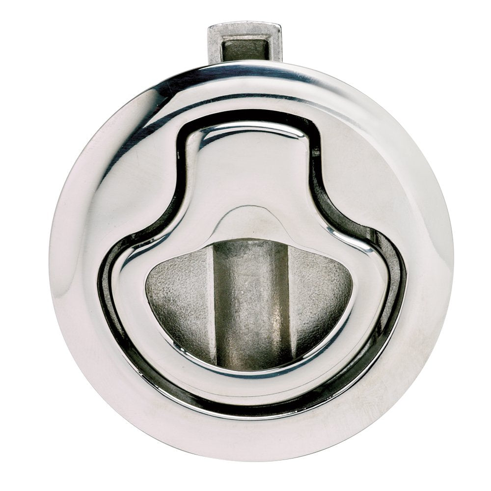 2-Pack Stainless Steel 316 Flush Push-to-Close Latches Non-Locking for 0.675–0.875 Inch Panels