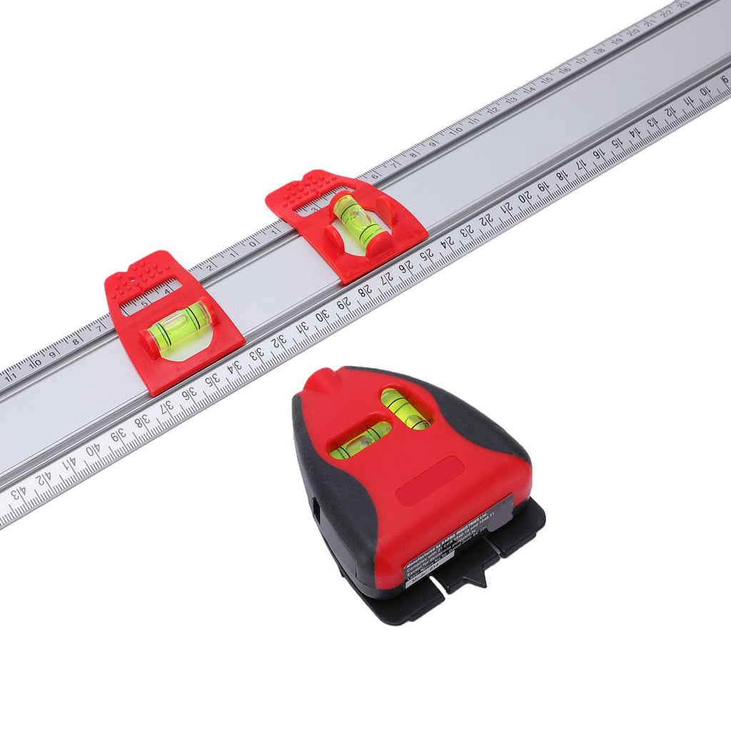 Aluminum Level Ruler with Bubble Level 60cm