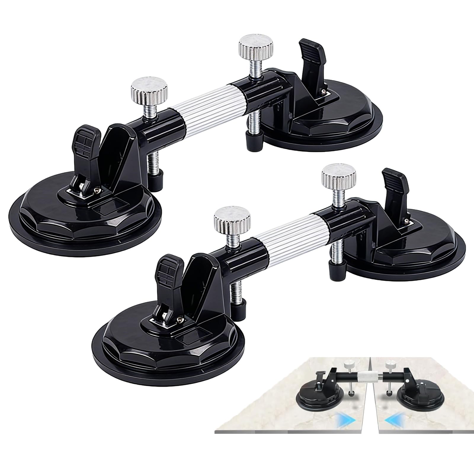 Adjustable Granite Seam Setter with Vacuum Suction Cups
