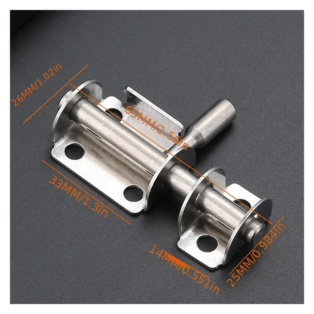 Stainless Steel Sliding Door Latch Bolt for Gates, Doors & Cabinets