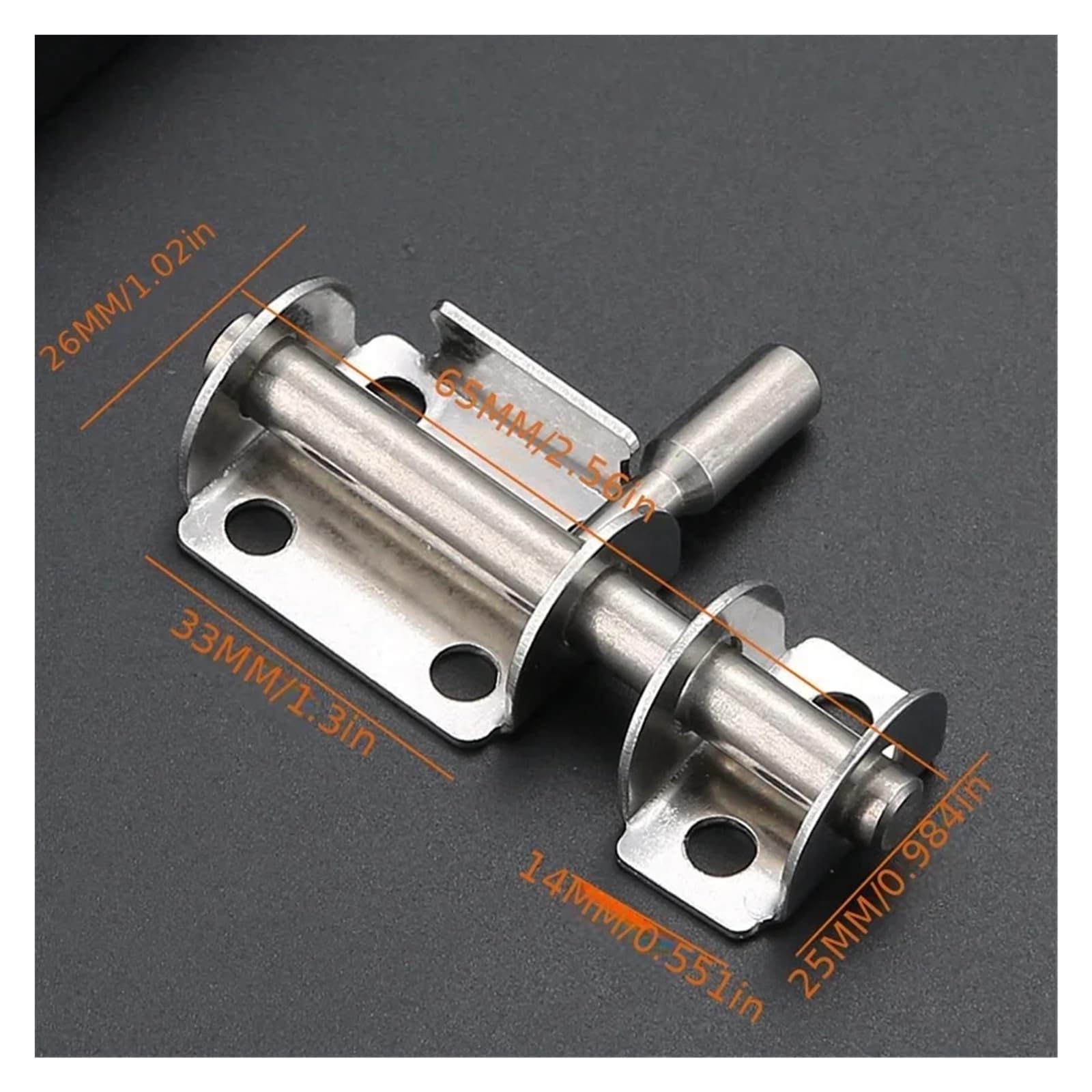 Stainless Steel Sliding Door Latch Bolt for Gates, Doors & Cabinets