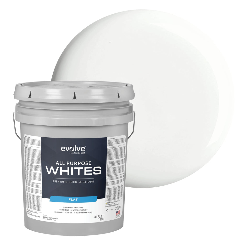 Interior White Paint & Primer for Walls & Ceilings Available in 1 & 5 Gallons