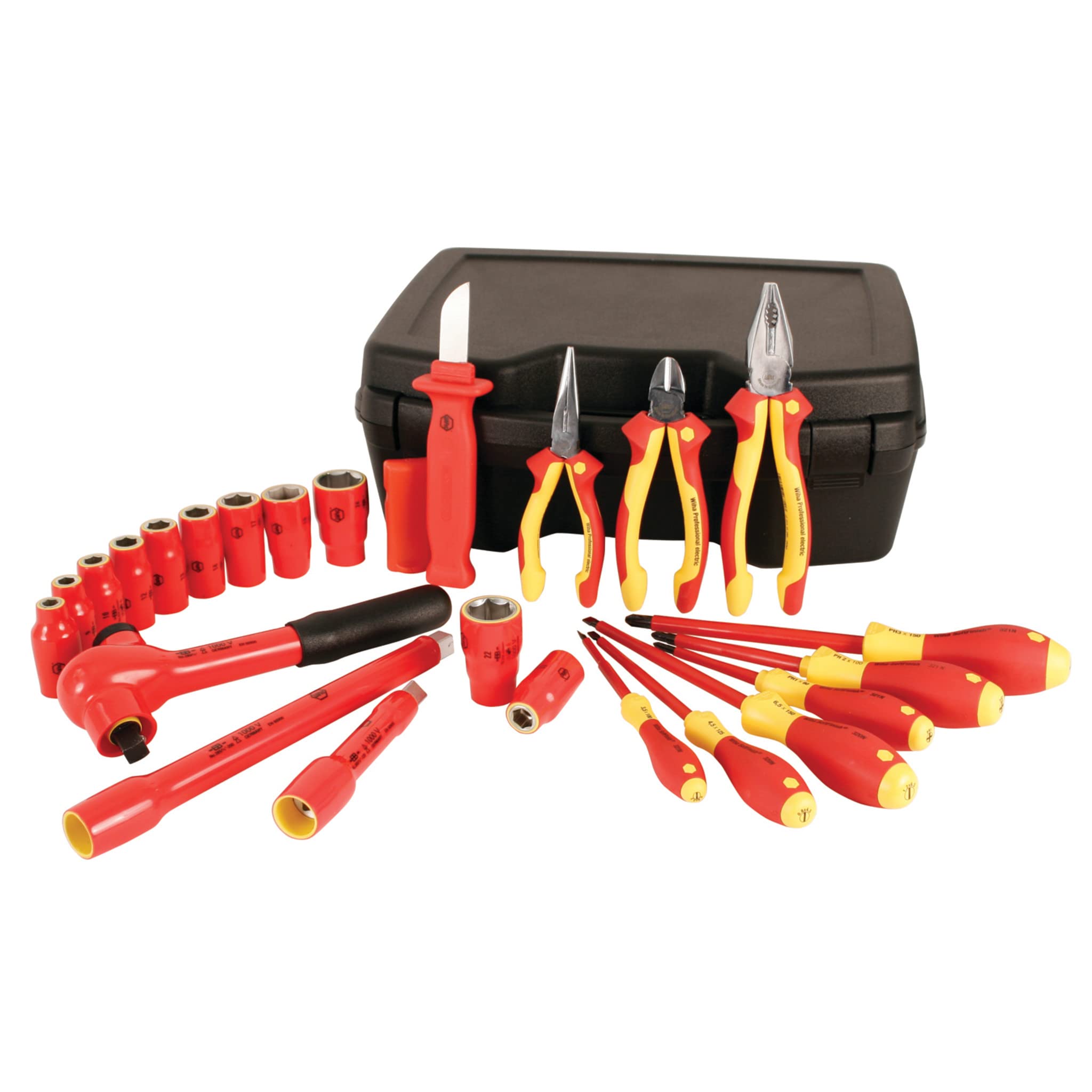 Wiha 31790 24-Piece 1/2-Inch Insulated Drive Socket Set
