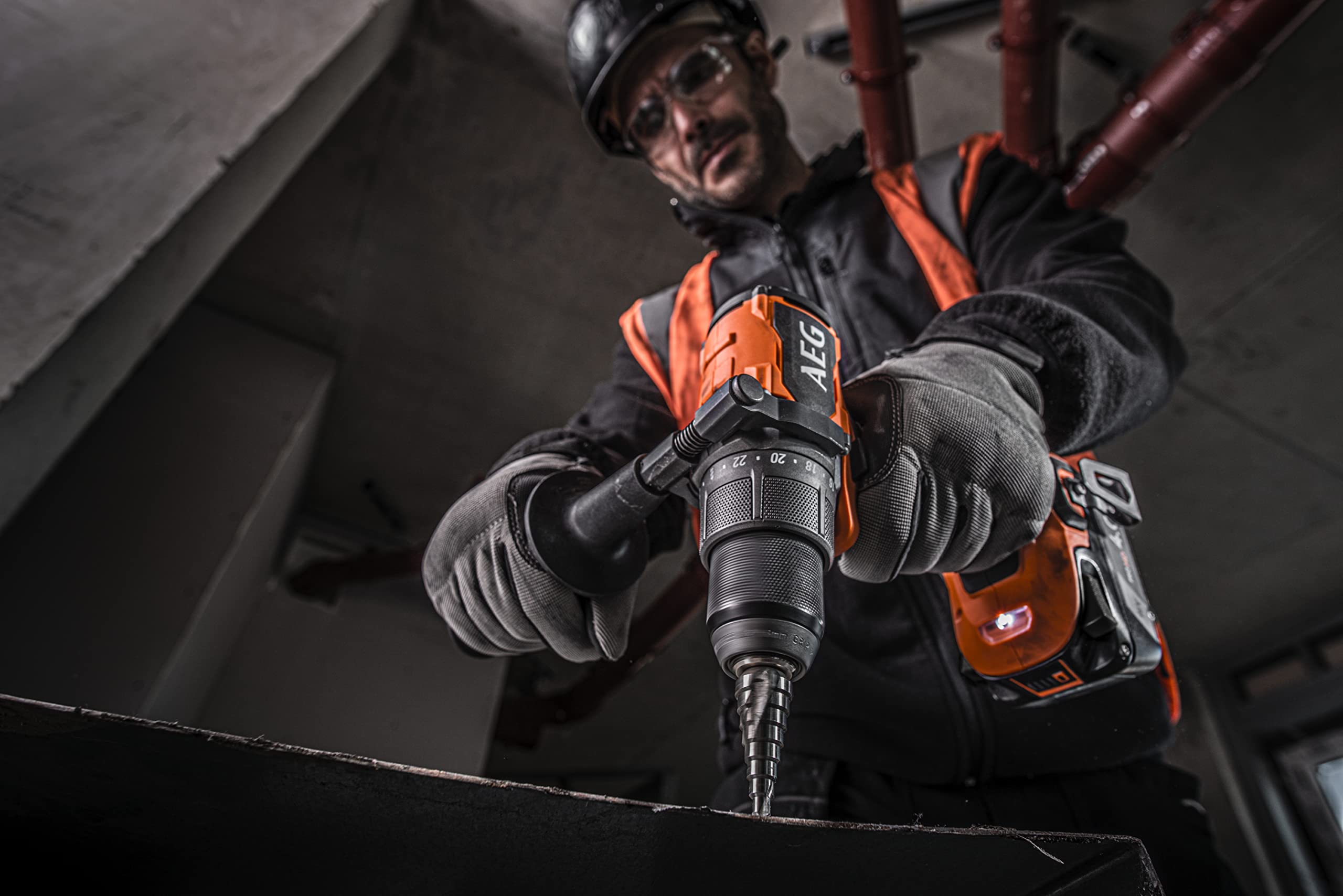 18V Cordless Impact Drill Kit with 2 Batteries