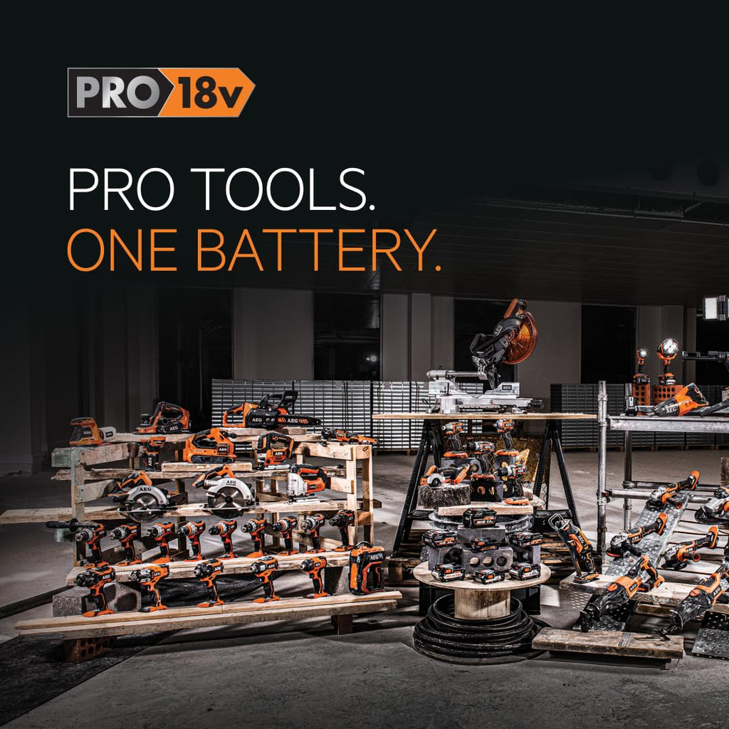 18V Cordless Impact Drill Kit with 2 Batteries