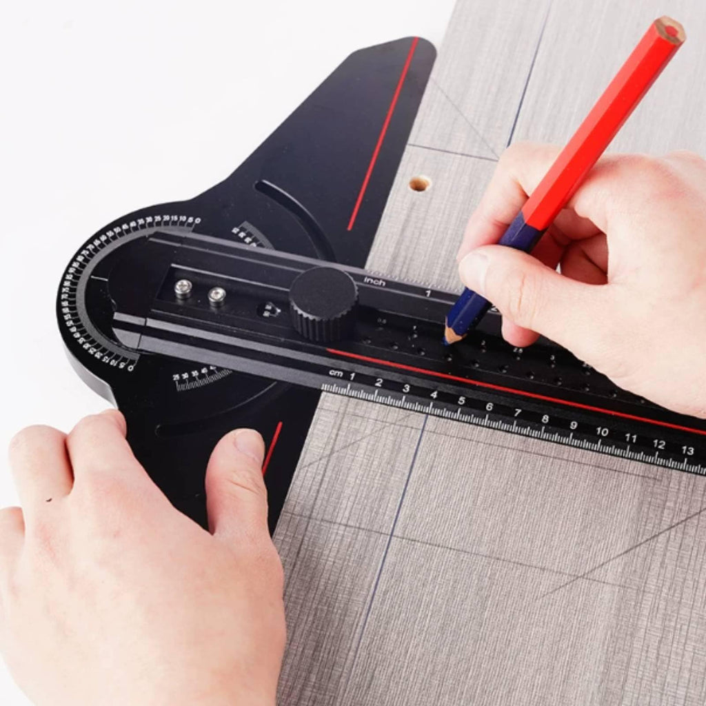 Aluminum Carpentry T-Angle Ruler