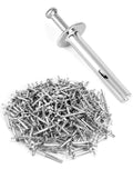 QWORK Hammer Drive Nails in Anchor, 1/4" x 1-1/2", (200 per Box), WD30221