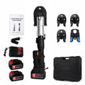 24KN Electric Hydraulic Pipe Crimping Tool Kit with Dual 18V Batteries for 1/2–1 Inch Copper Pipe
