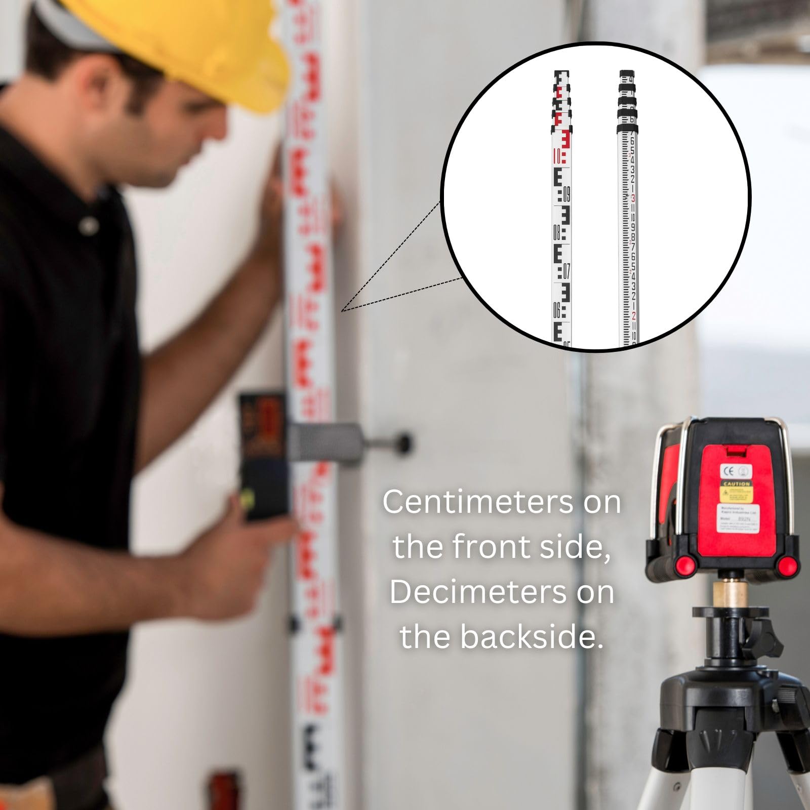 Kapro 630 Aluminum Metric Graduation Telescopic Layout and Marking Ruler