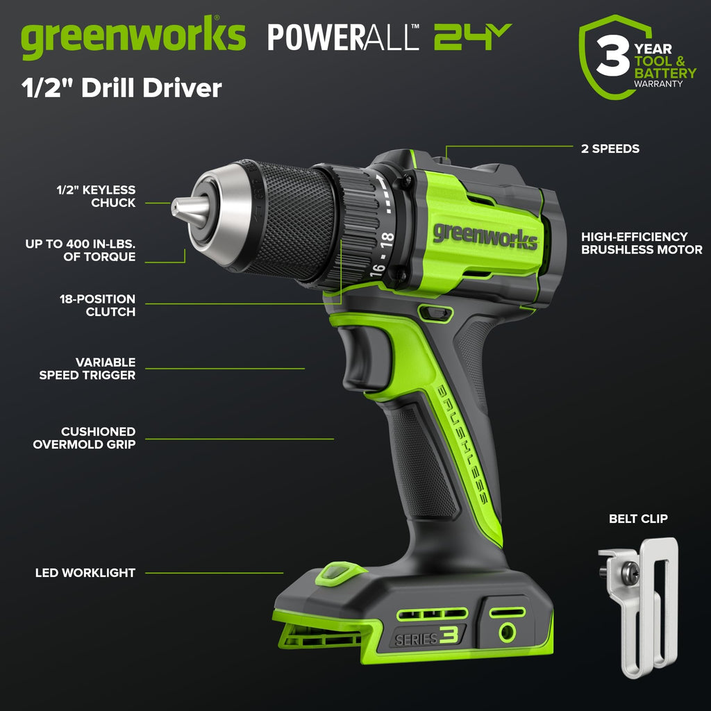 Greenworks Piece Impact Rated Driving Set