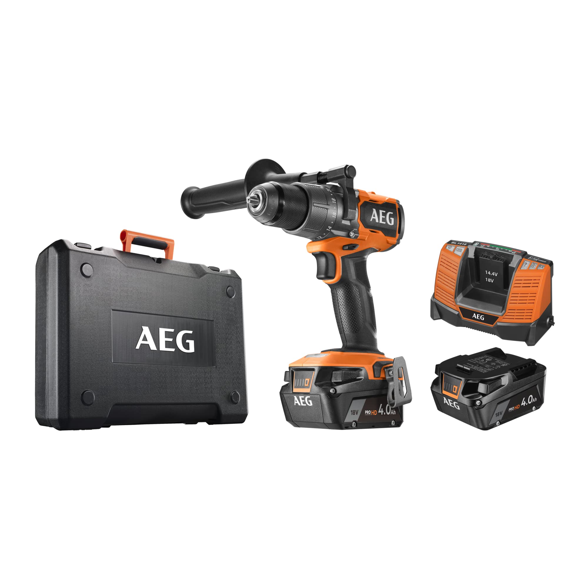 18V Cordless Impact Drill Kit with 2 Batteries
