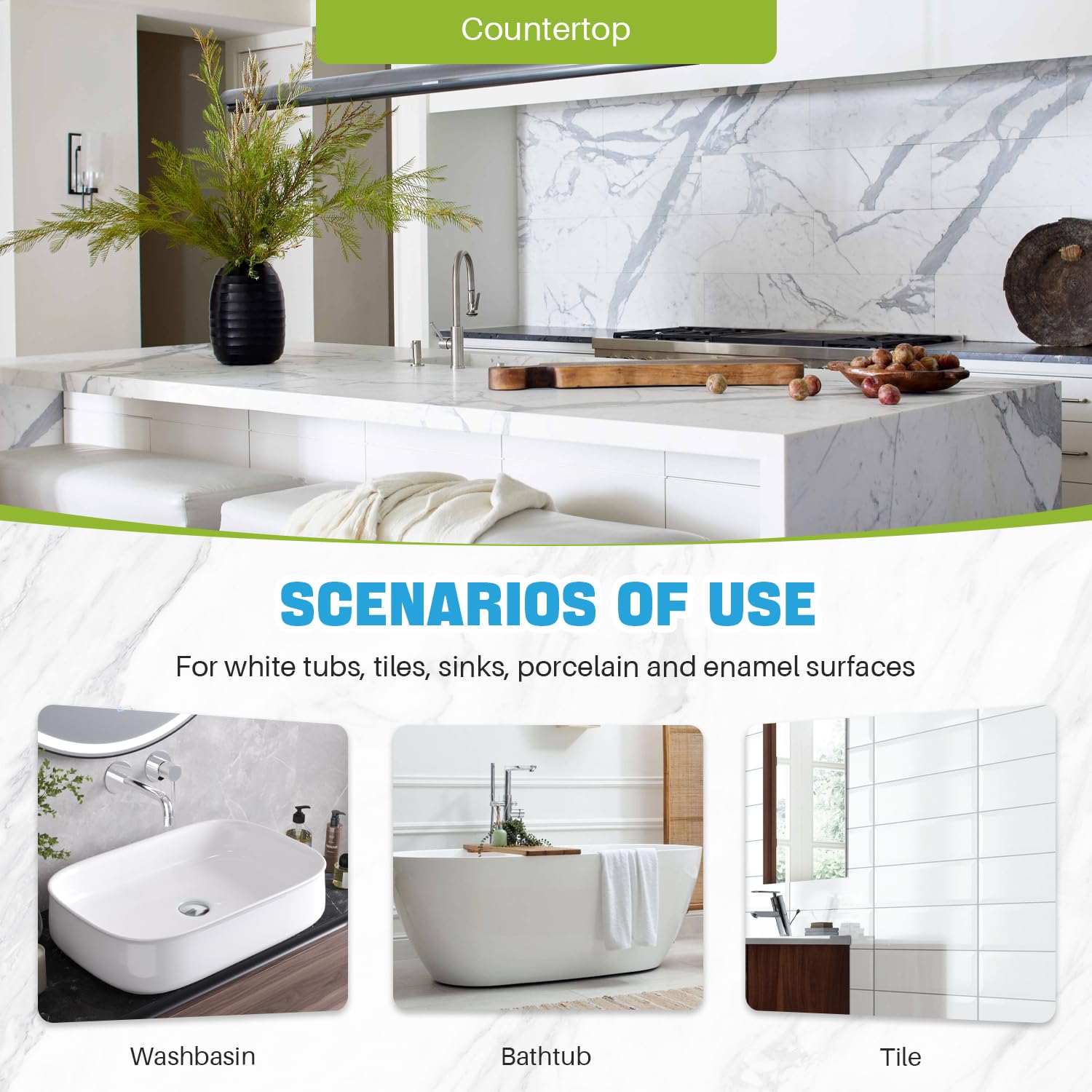 NZDWZDN Tub Paint,High-Gloss White Touch Up Paint for Tile, Bathtub