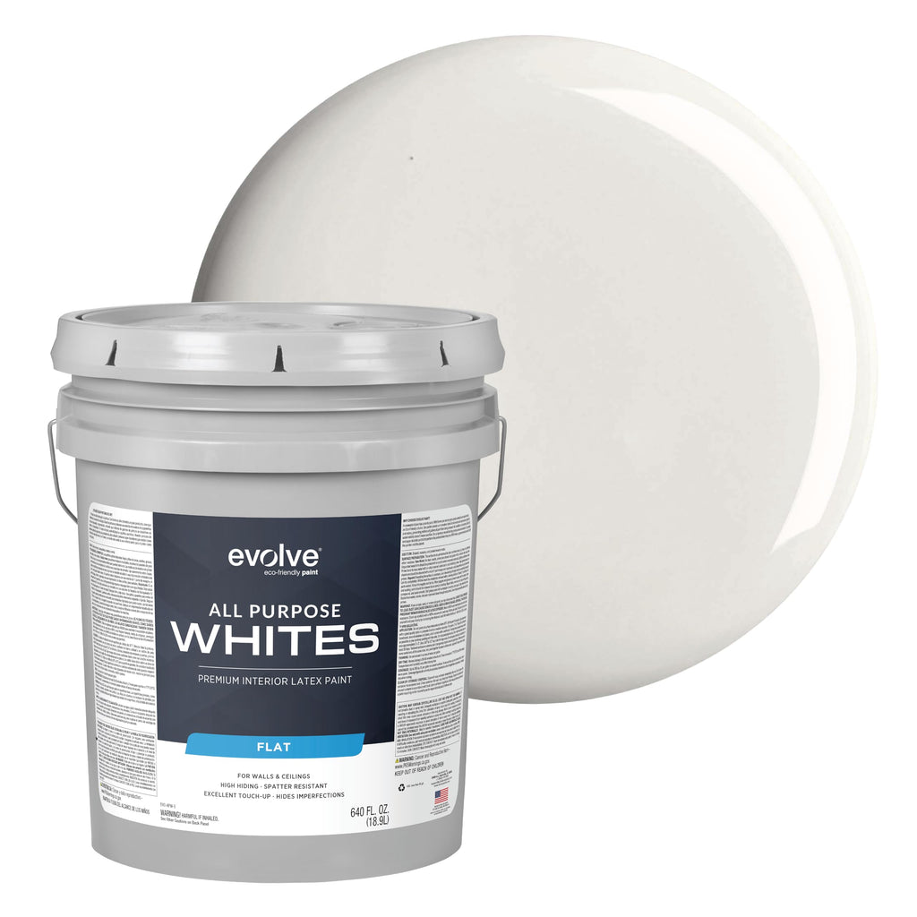 Interior White Paint & Primer for Walls & Ceilings Available in 1 & 5 Gallons
