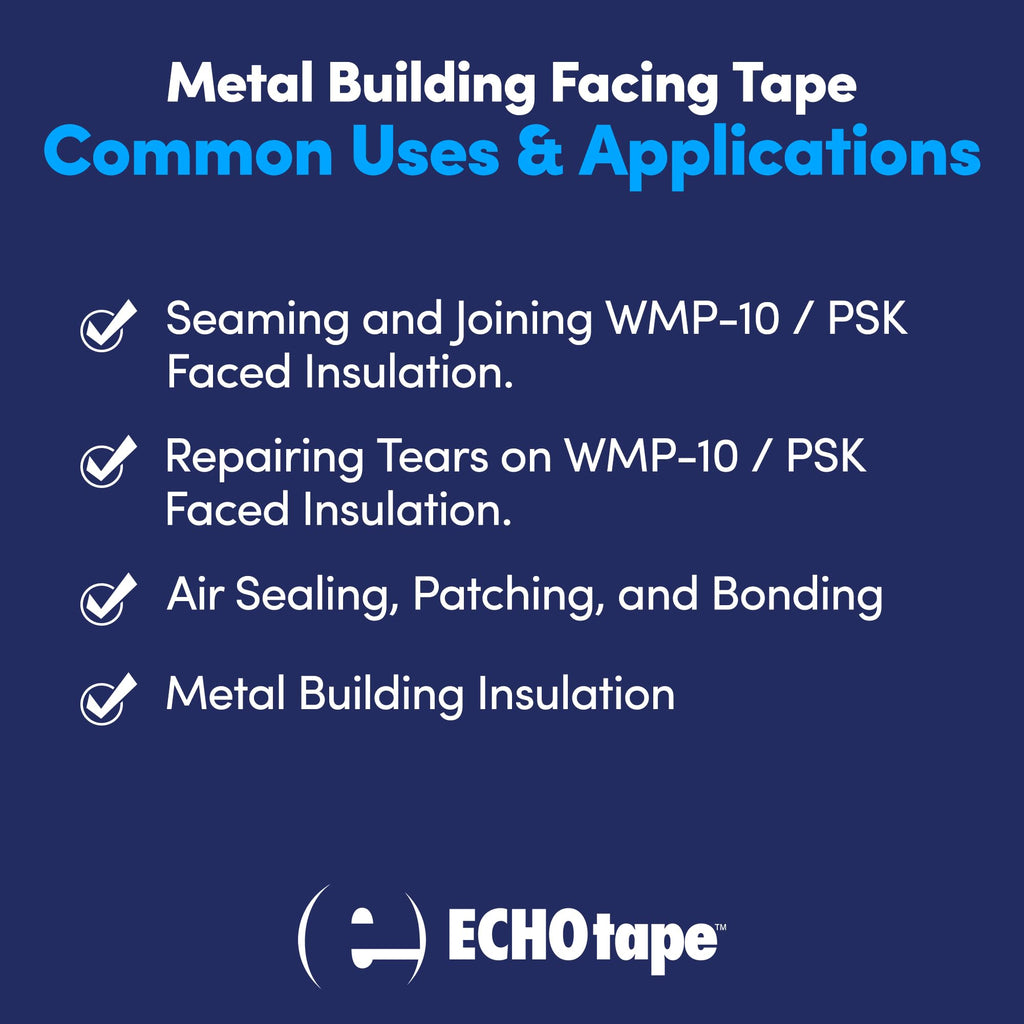 All-Weather Insulation Facing Tape with High-Performance Adhesive