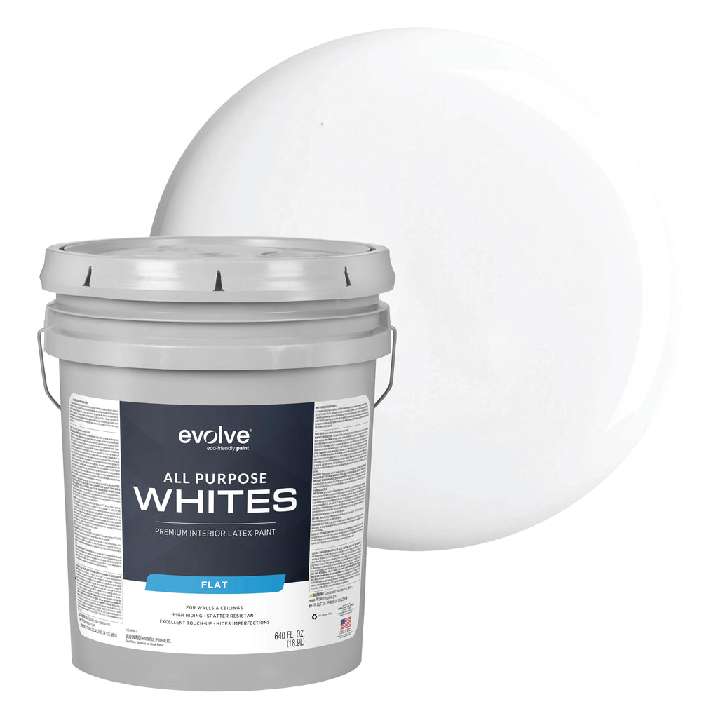 Interior White Paint & Primer for Walls & Ceilings Available in 1 & 5 Gallons