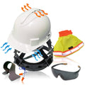 ANSI OSHA Type 1 Class C Hard Hat Available in Full Brim, Cap Style or Climbing Style