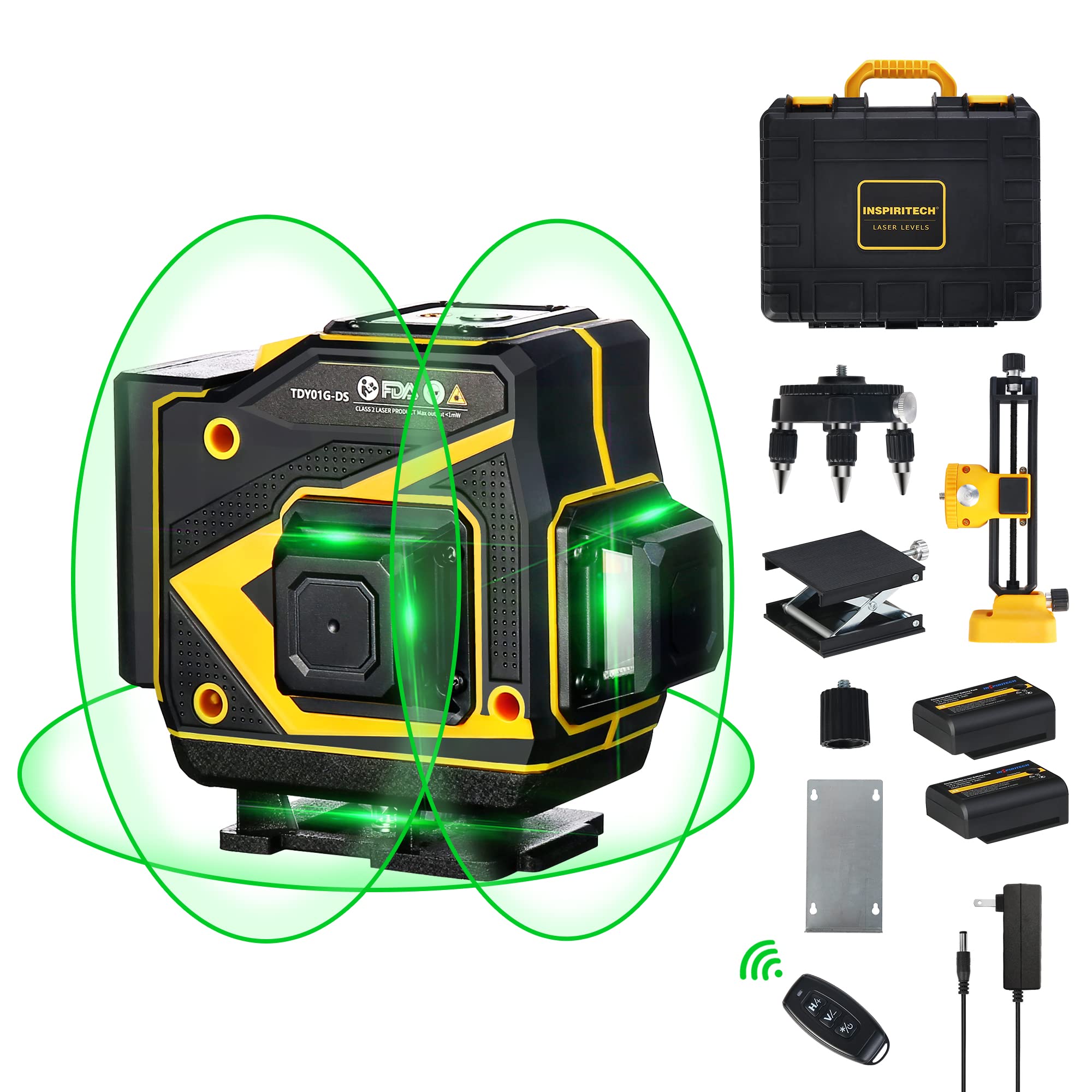 360° Self-Leveling Tile Laser Level for Floor, Wall & Ceiling Installation