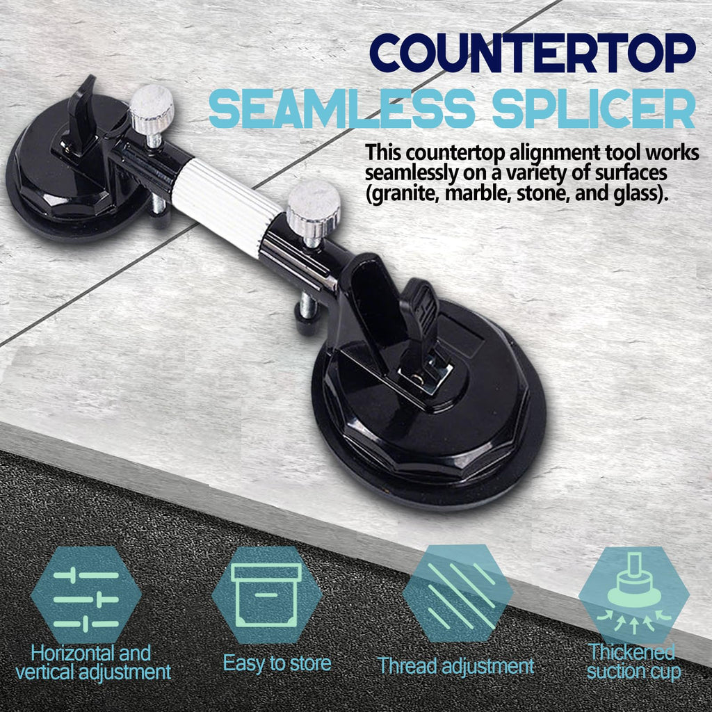 Adjustable Granite Seam Setter with Vacuum Suction Cups