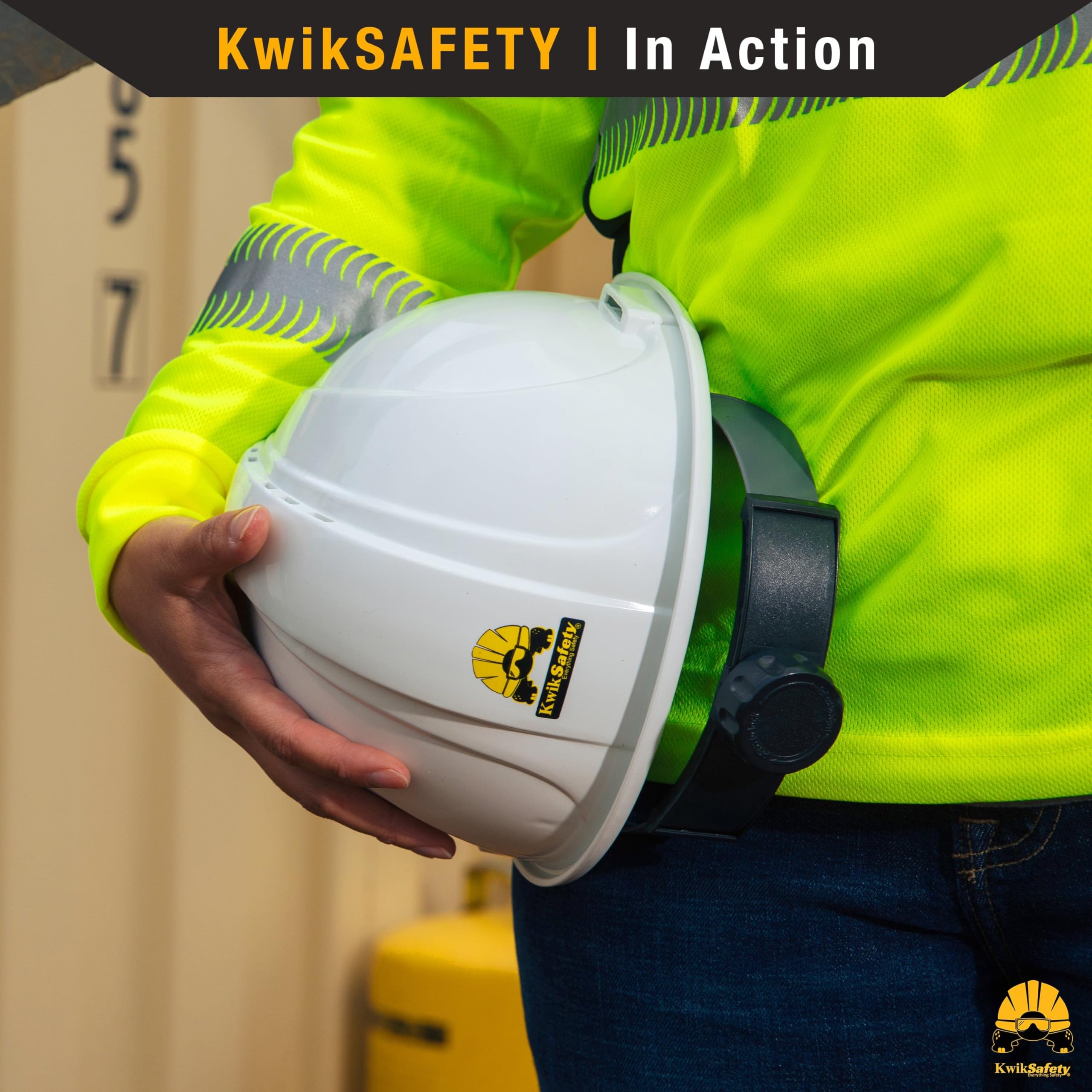 ANSI OSHA Type 1 Class C Hard Hat Available in Full Brim, Cap Style or Climbing Style