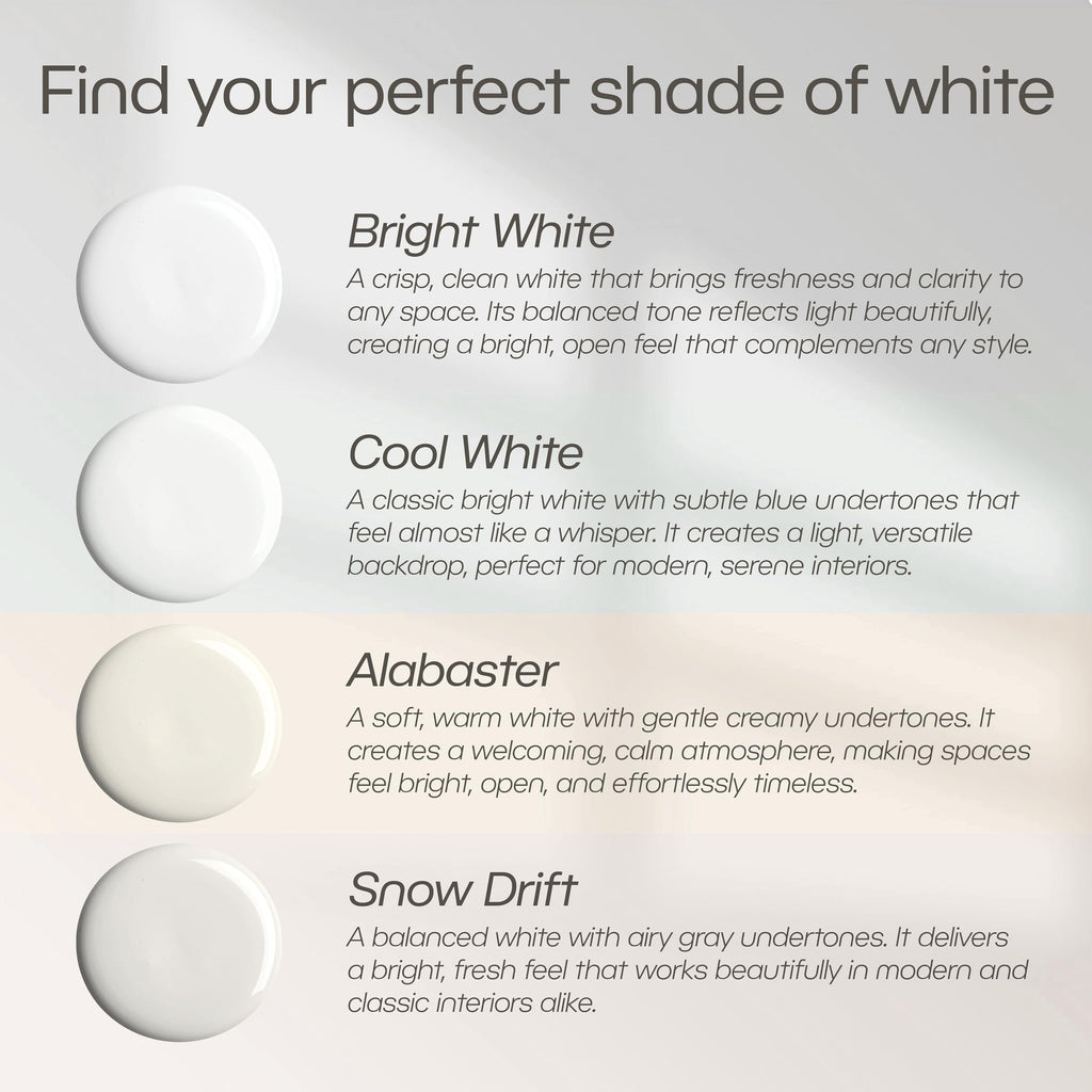 Interior White Paint & Primer for Walls & Ceilings Available in 1 & 5 Gallons