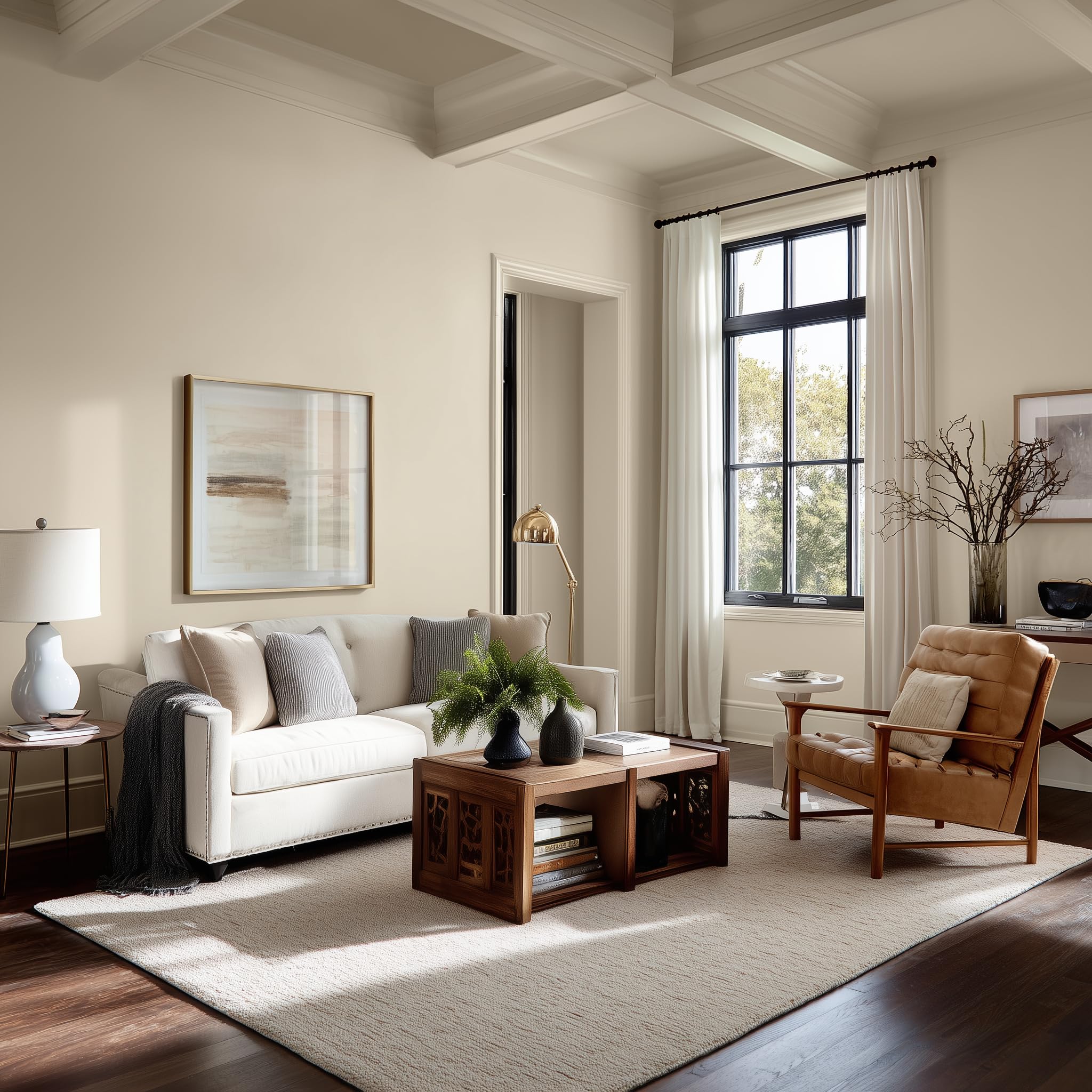 Interior White Paint & Primer for Walls & Ceilings Available in 1 & 5 Gallons